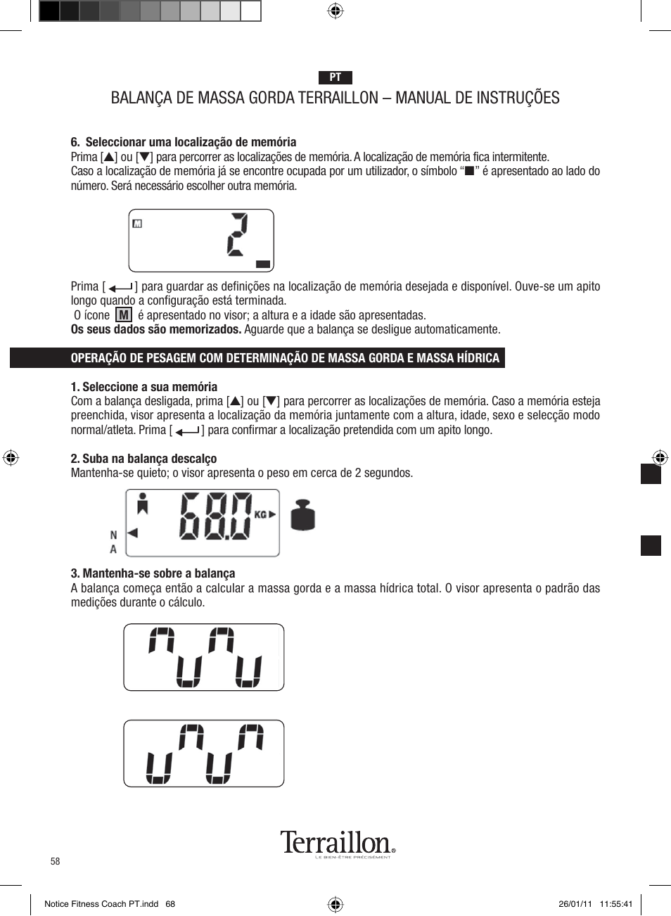 Terraillon Fitness Coach Style User Manual | Page 58 / 64