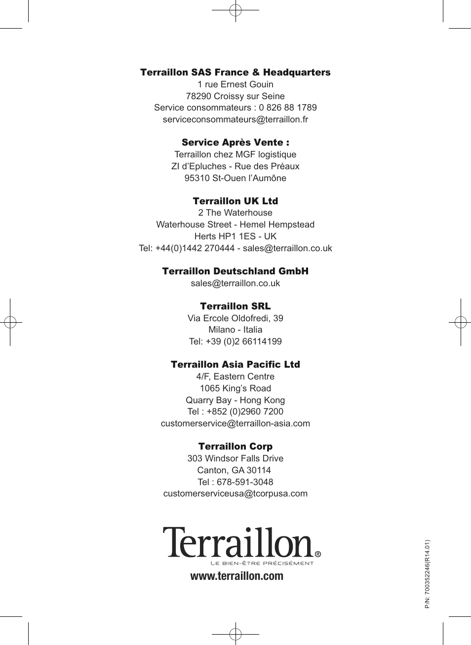 Terraillon Body Fit One User Manual | Page 42 / 42