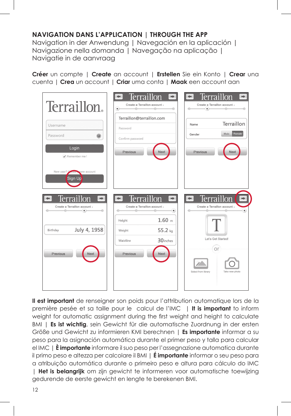 Terraillon Web Coach Pop Blanc User Manual | Page 12 / 20