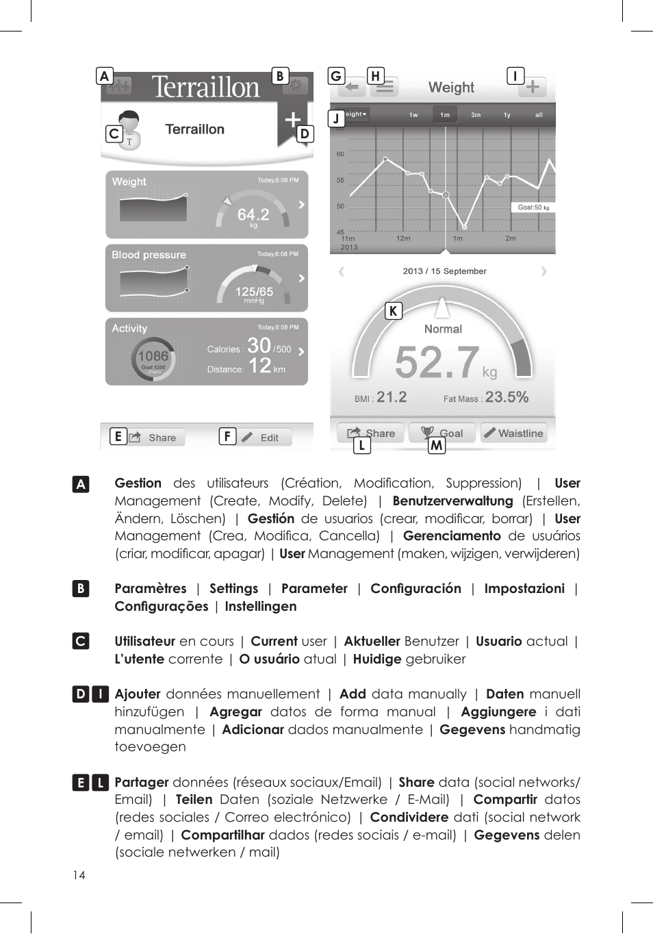 Terraillon Web Coach Pop Blanc User Manual | Page 14 / 20