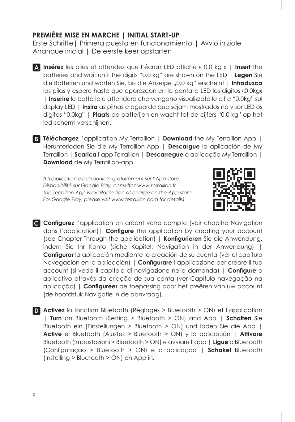 Terraillon Web Coach Pop Blanc User Manual | Page 8 / 20