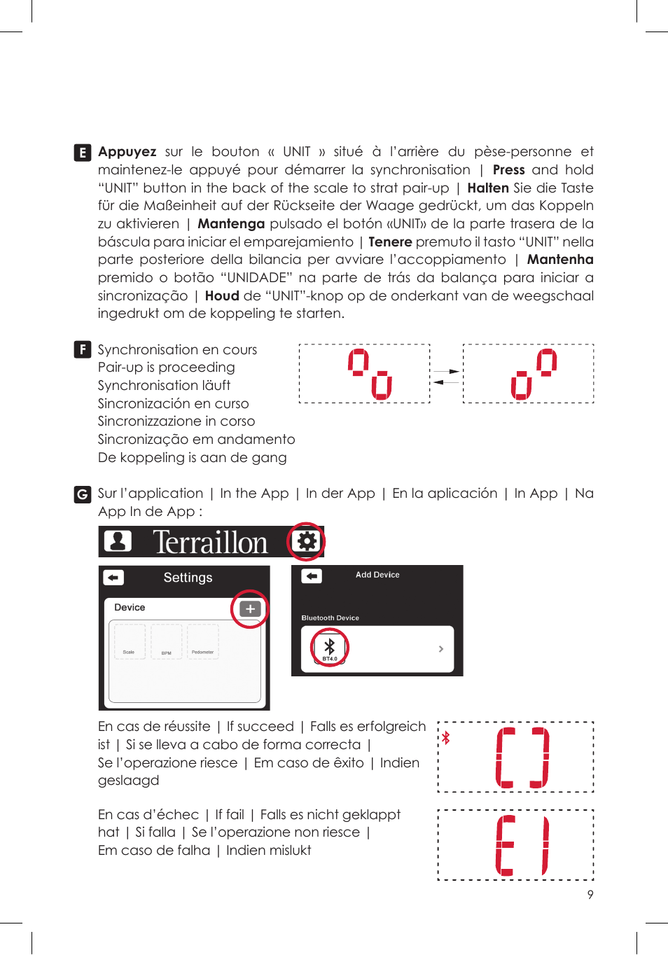 Terraillon Web Coach Pop Blanc User Manual | Page 9 / 20