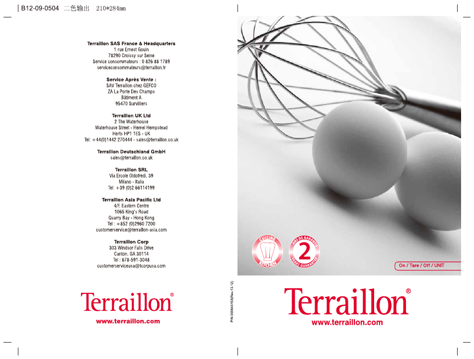 Terraillon Solar User Manual | 10 pages