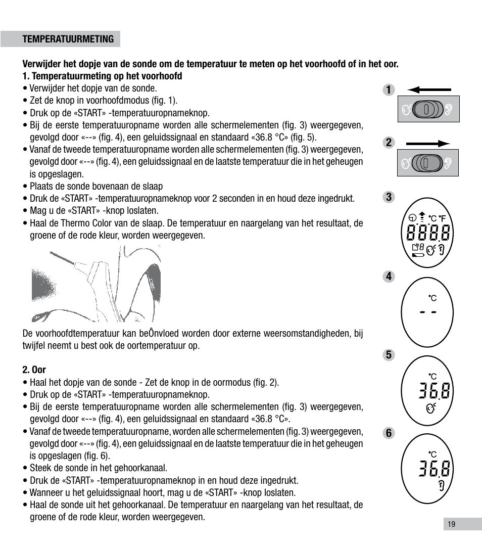 Terraillon Thermo Color User Manual | Page 19 / 52