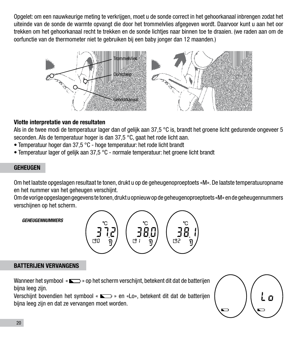 Terraillon Thermo Color User Manual | Page 20 / 52