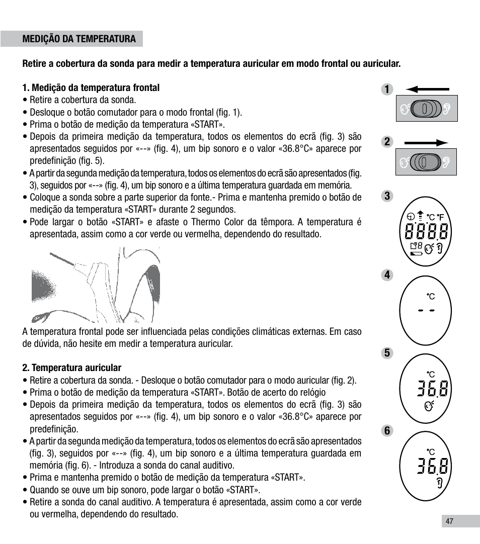 Terraillon Thermo Color User Manual | Page 47 / 52