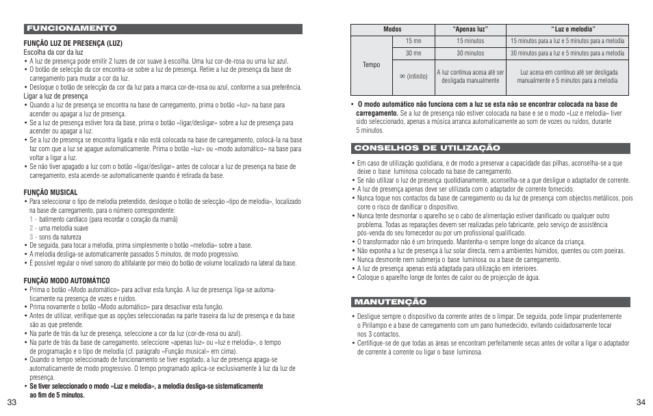 Terraillon Veilleuse Colors Anis User Manual | Page 19 / 22