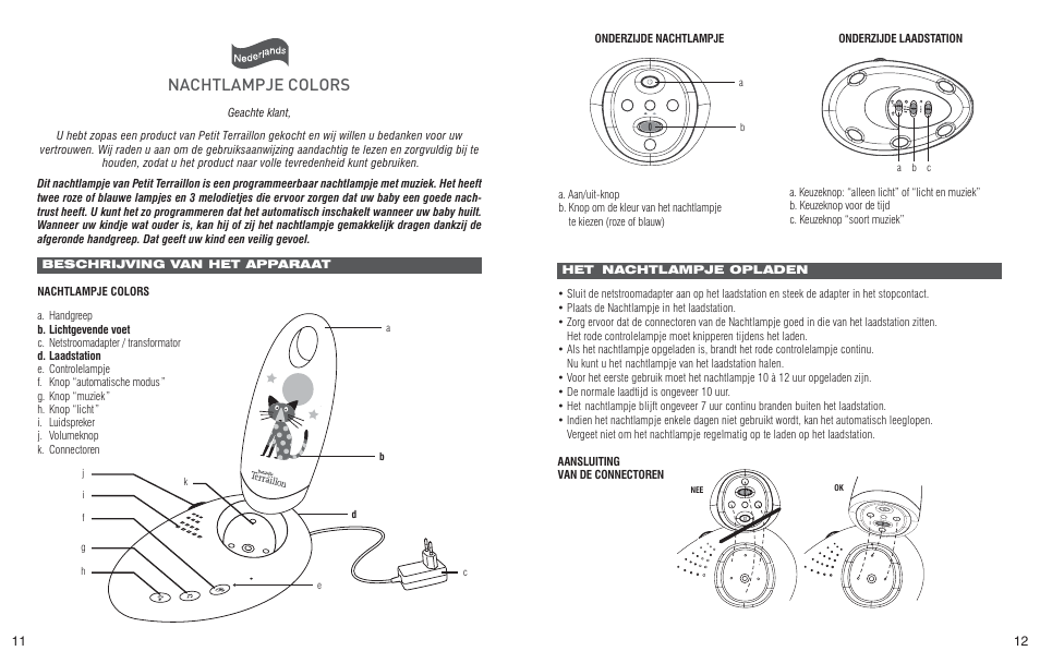 C68=ia6be?:8dadgh | Terraillon Veilleuse Colors Anis User Manual | Page 8 / 22