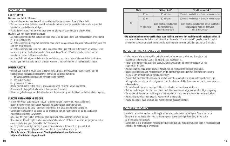 Terraillon Veilleuse Colors Anis User Manual | Page 9 / 22