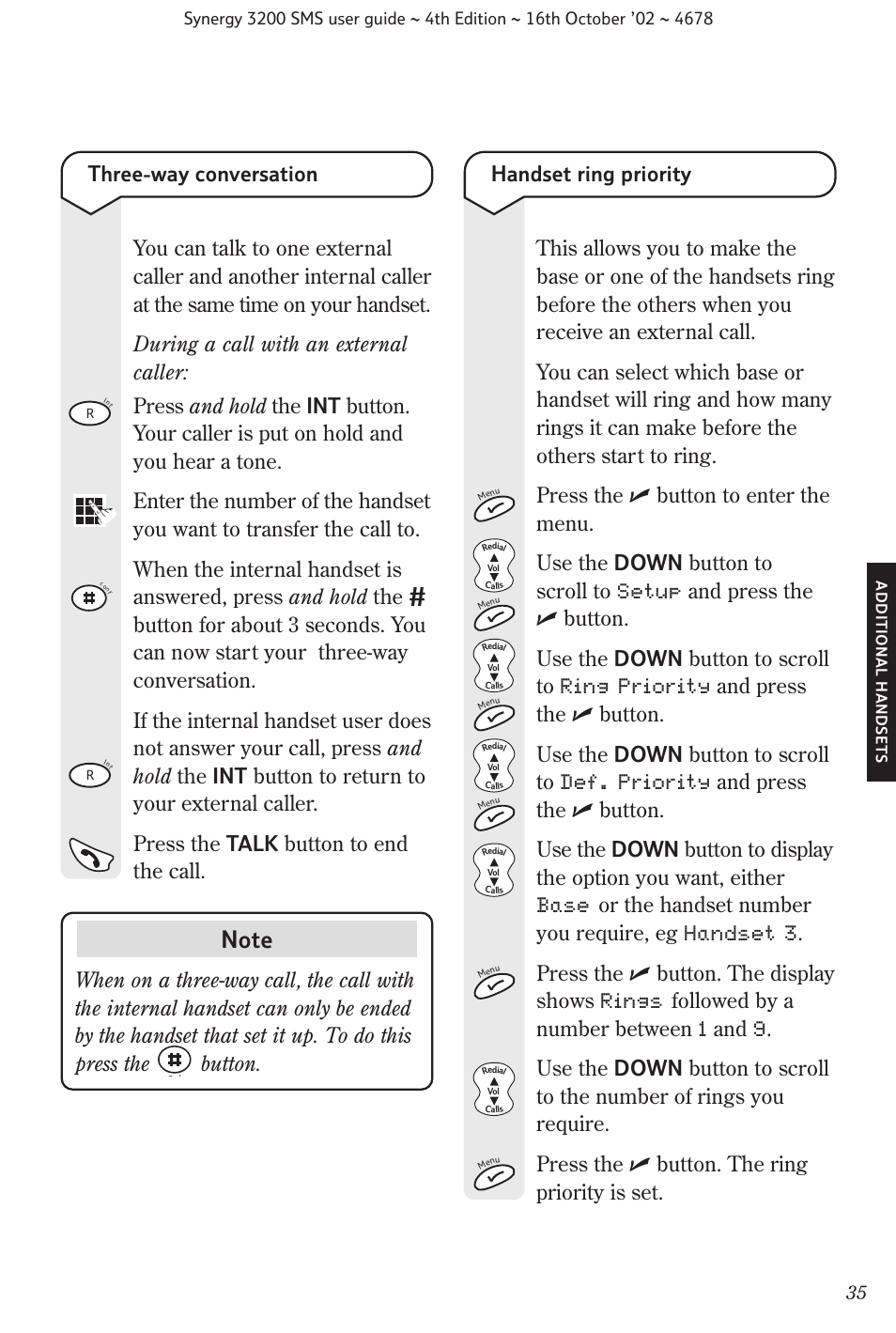 BT 3200 SMS User Manual | Page 37 / 48