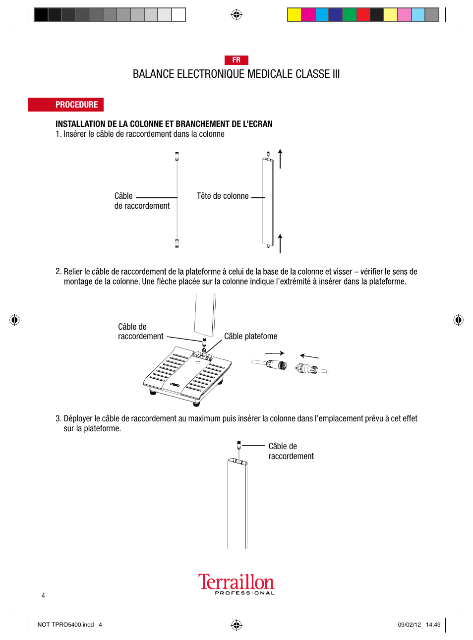 Balance electronique medicale classe iii | Terraillon TPRO 5400 User Manual | Page 4 / 34