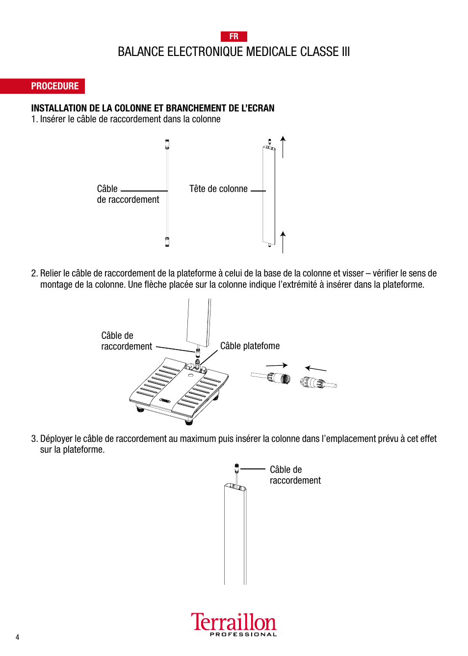 Balance electronique medicale classe iii | Terraillon TPRO 5300 User Manual | Page 4 / 22