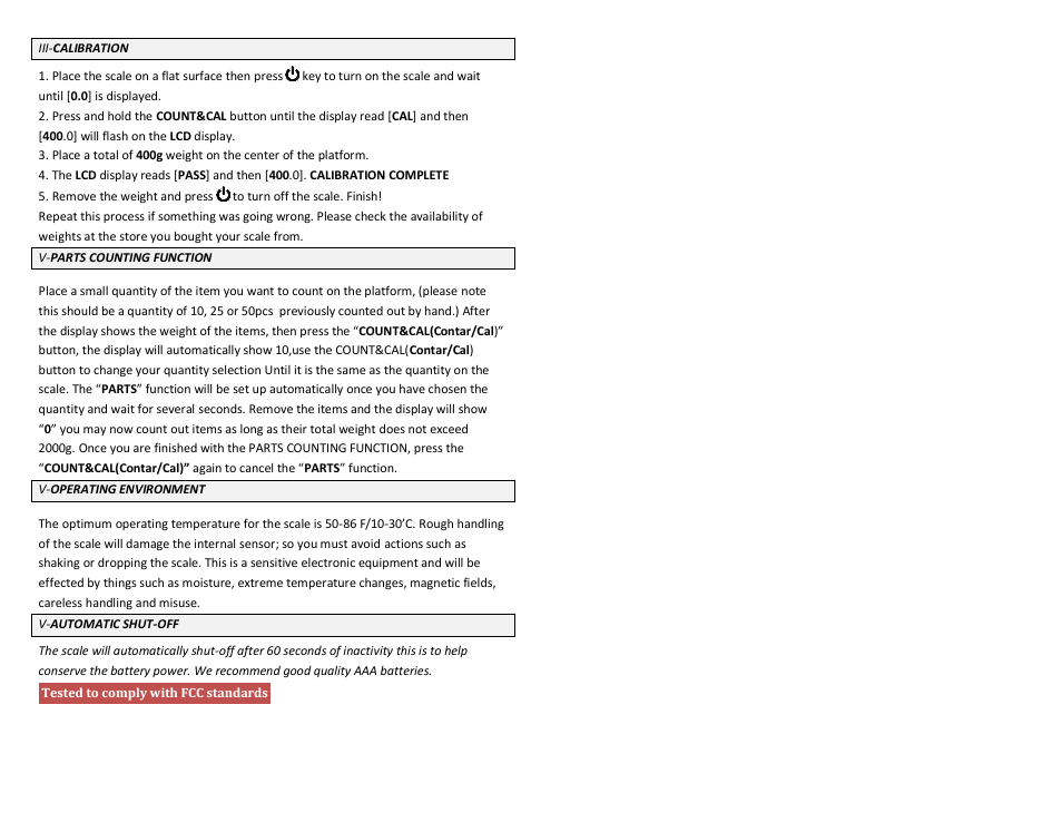 US Balance US-BENCH TOP-PRO - 2000g x 0.1g User Manual | Page 2 / 2