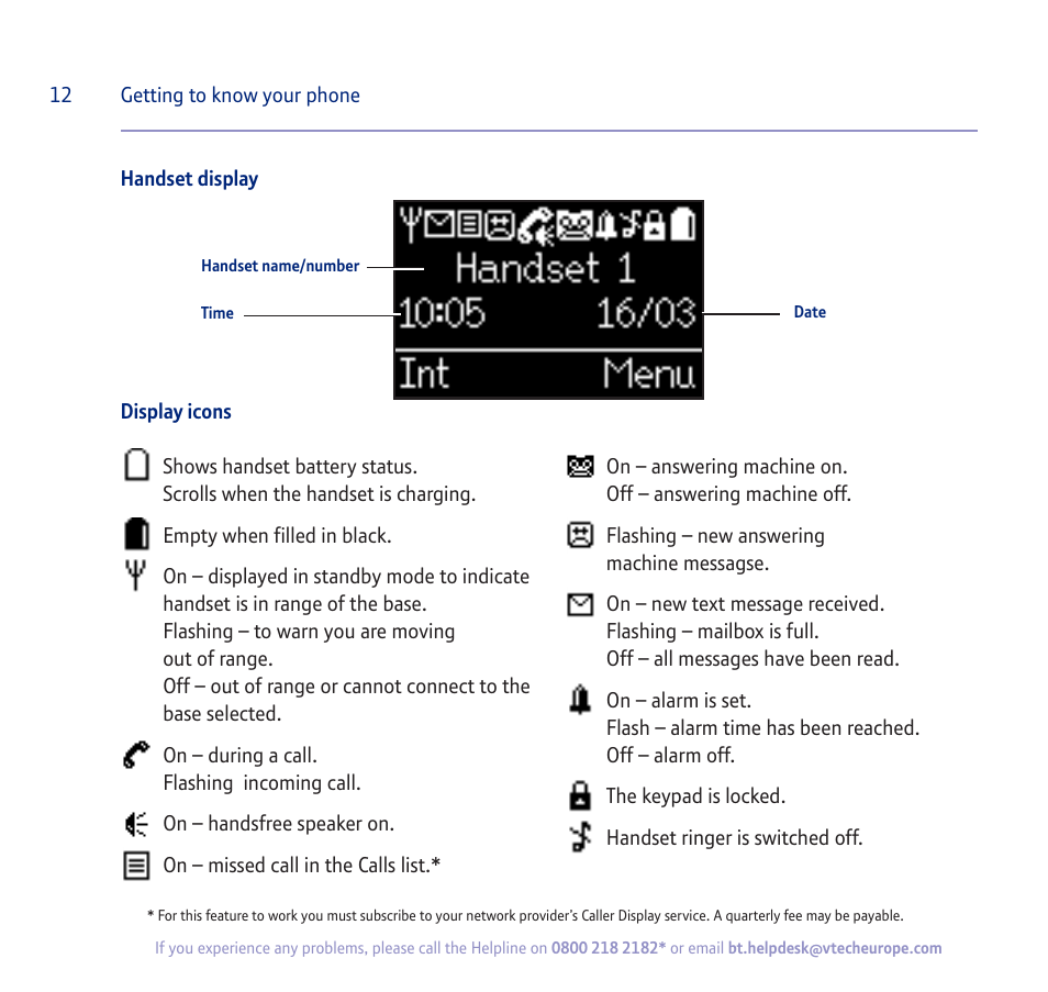 BT verve 450 User Manual | Page 12 / 80