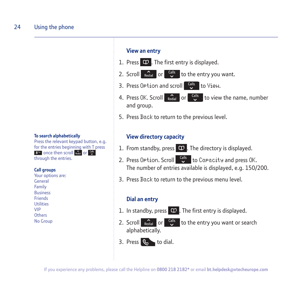 BT verve 450 User Manual | Page 24 / 80