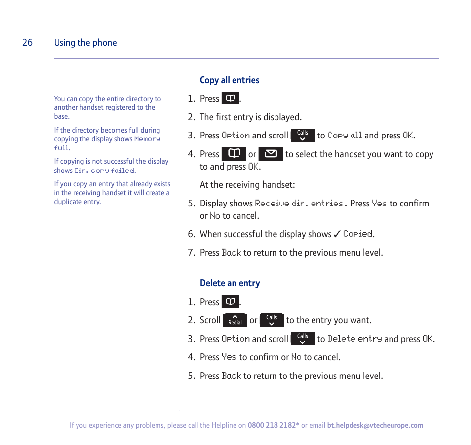 BT verve 450 User Manual | Page 26 / 80