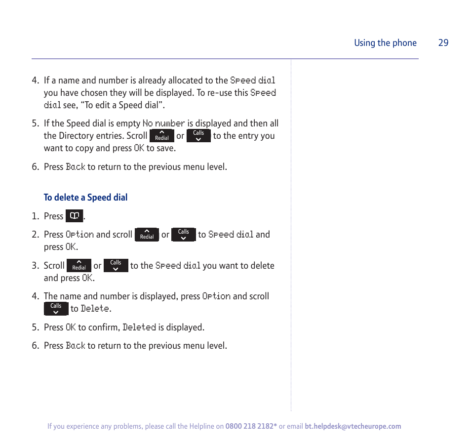 BT verve 450 User Manual | Page 29 / 80