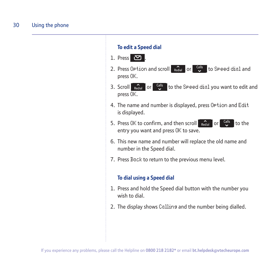 BT verve 450 User Manual | Page 30 / 80