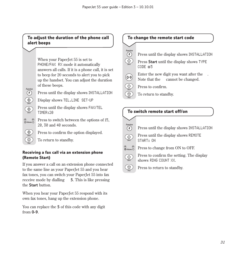 BT 55 User Manual | Page 33 / 56