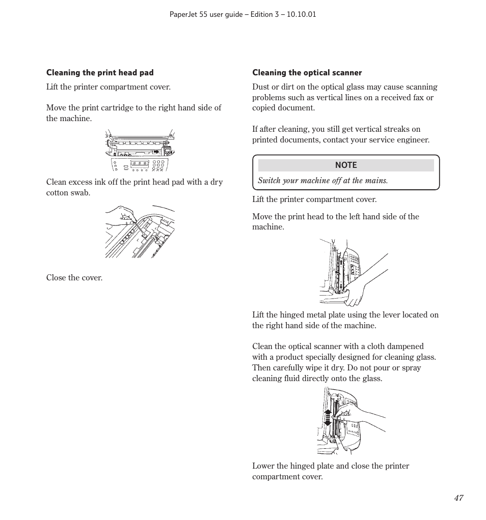BT 55 User Manual | Page 49 / 56
