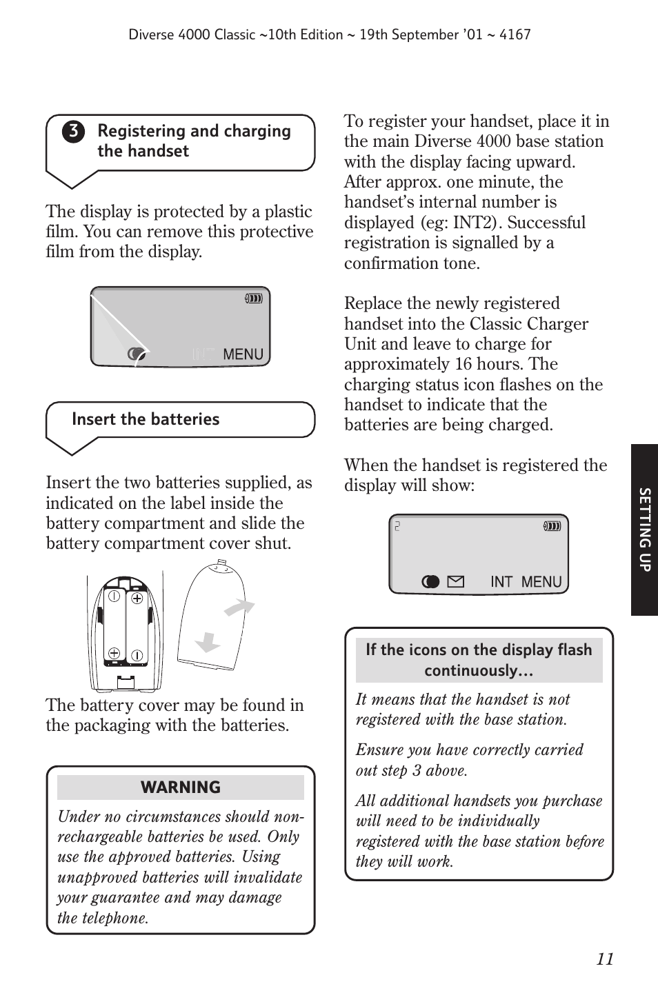 BT 4000 Classic User Manual | Page 13 / 47