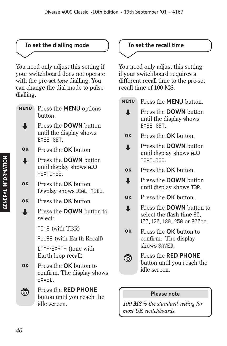 BT 4000 Classic User Manual | Page 42 / 47