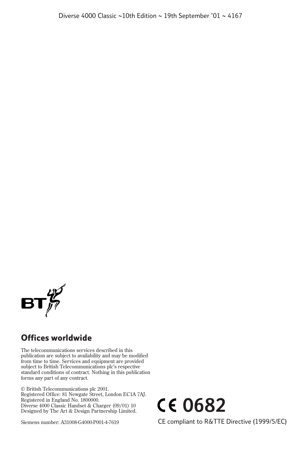 BT 4000 Classic User Manual | Page 47 / 47