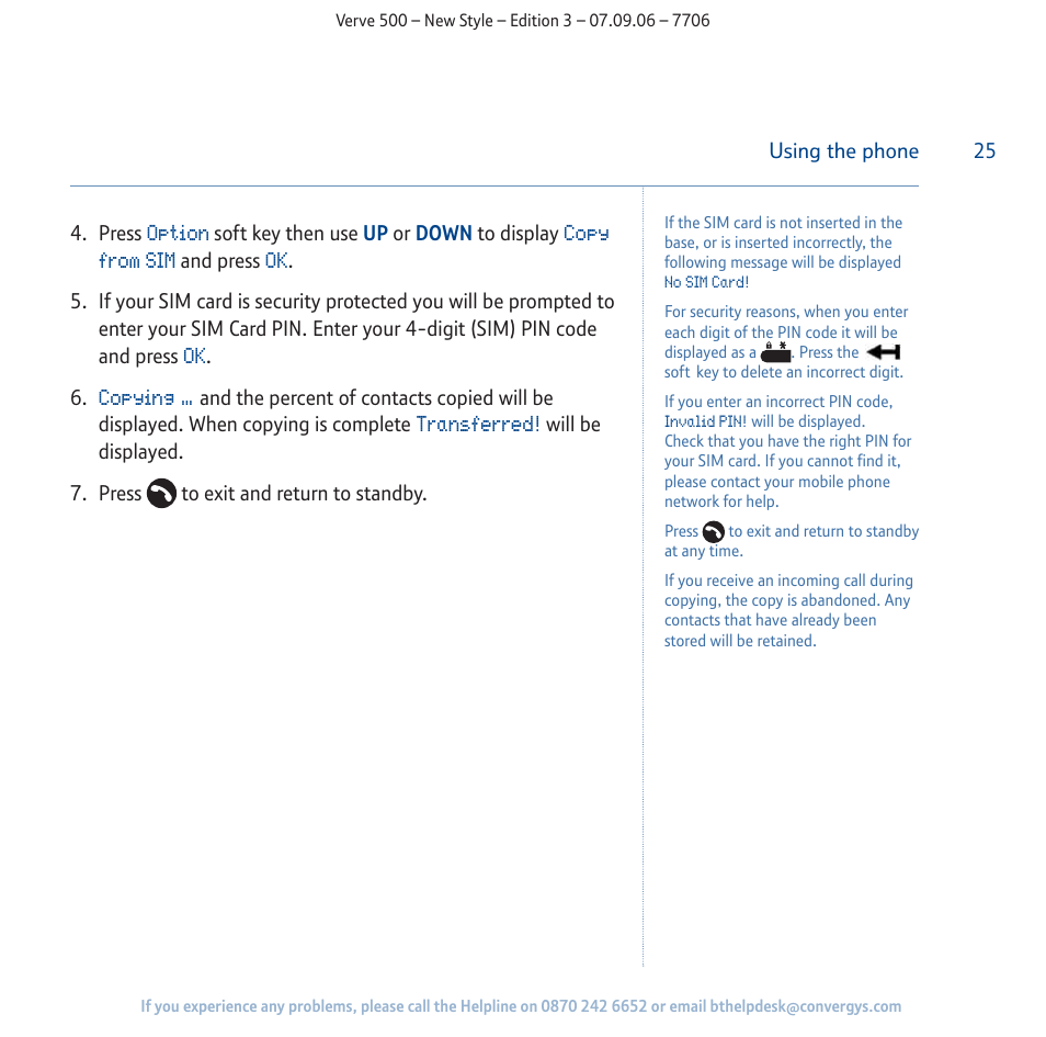 BT 500 User Manual | Page 25 / 86