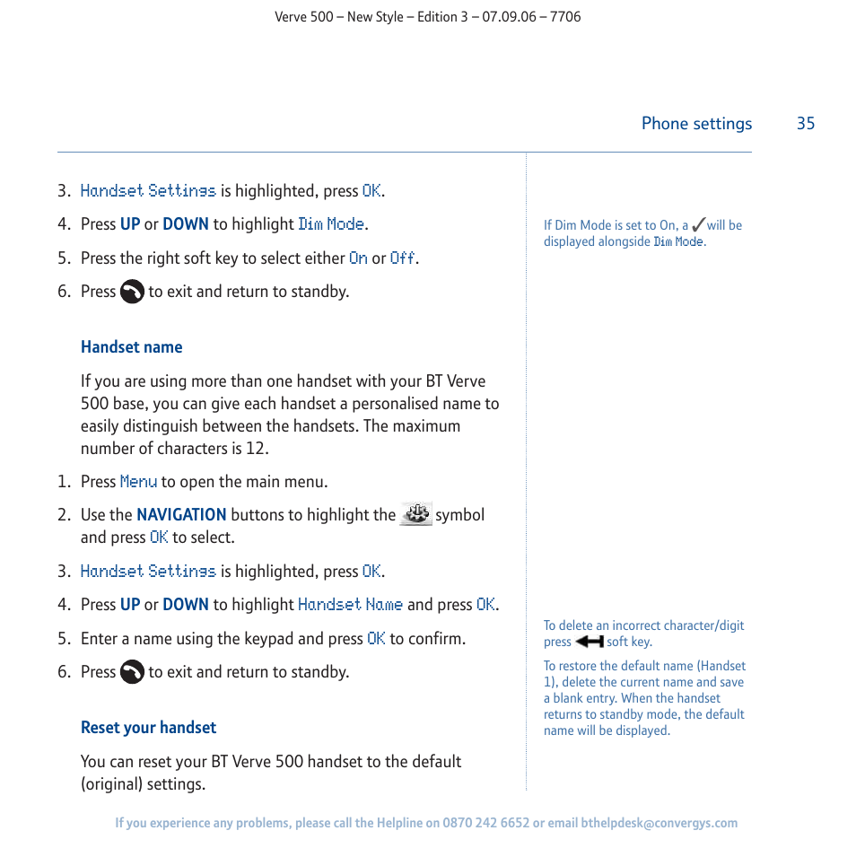 BT 500 User Manual | Page 35 / 86