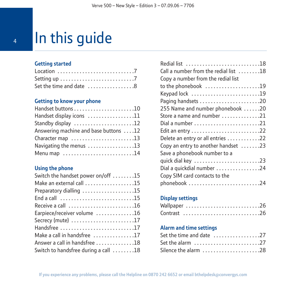 BT 500 User Manual | Page 4 / 86