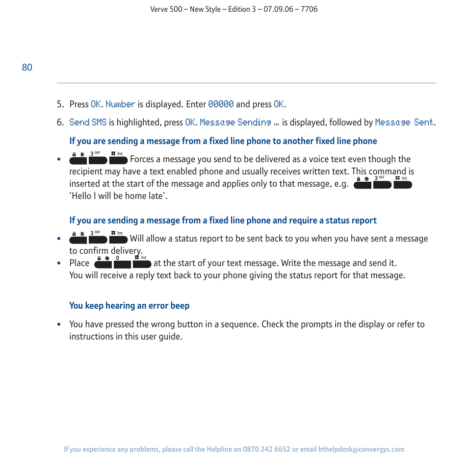 BT 500 User Manual | Page 80 / 86
