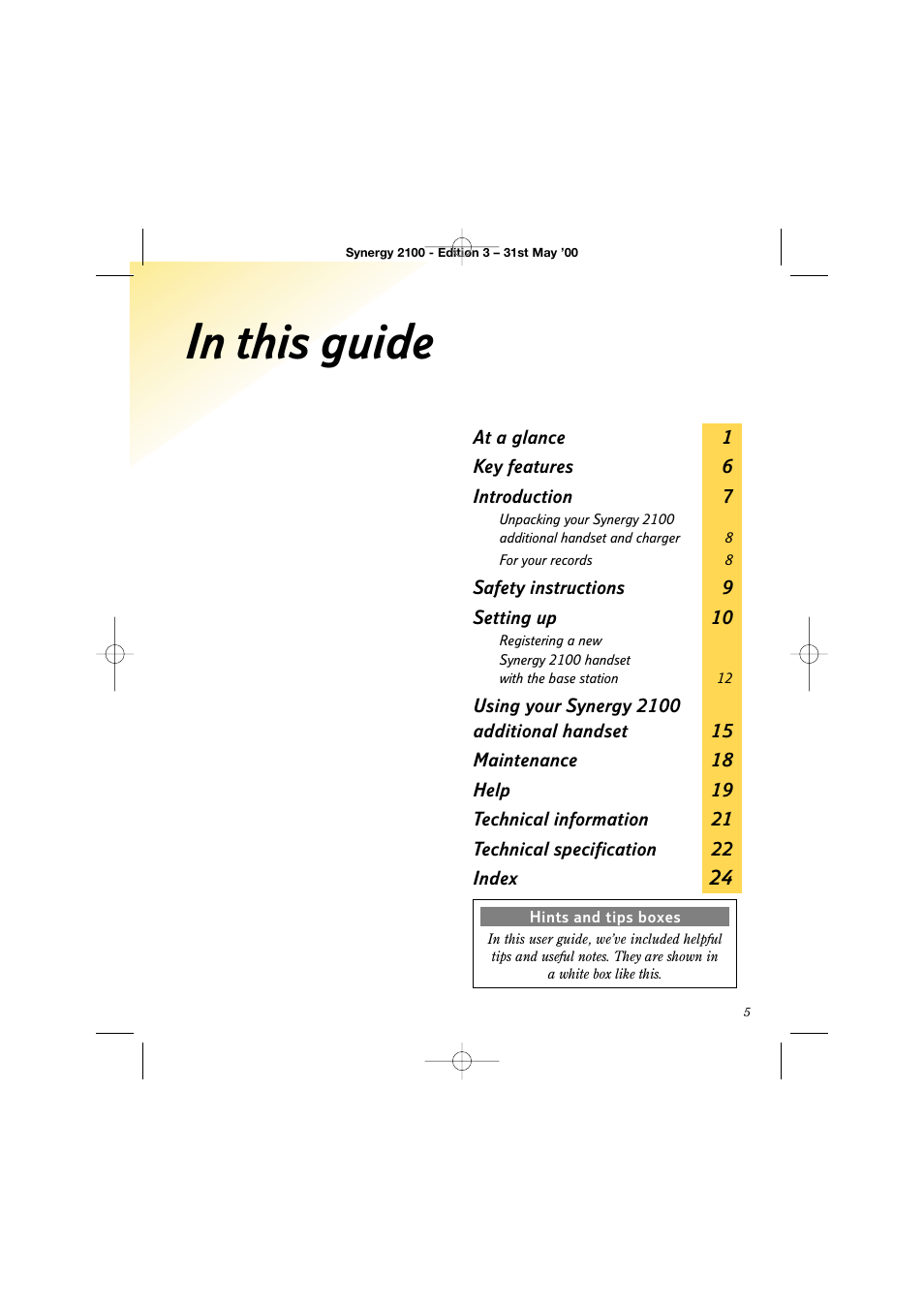 BT 2100 User Manual | Page 9 / 29