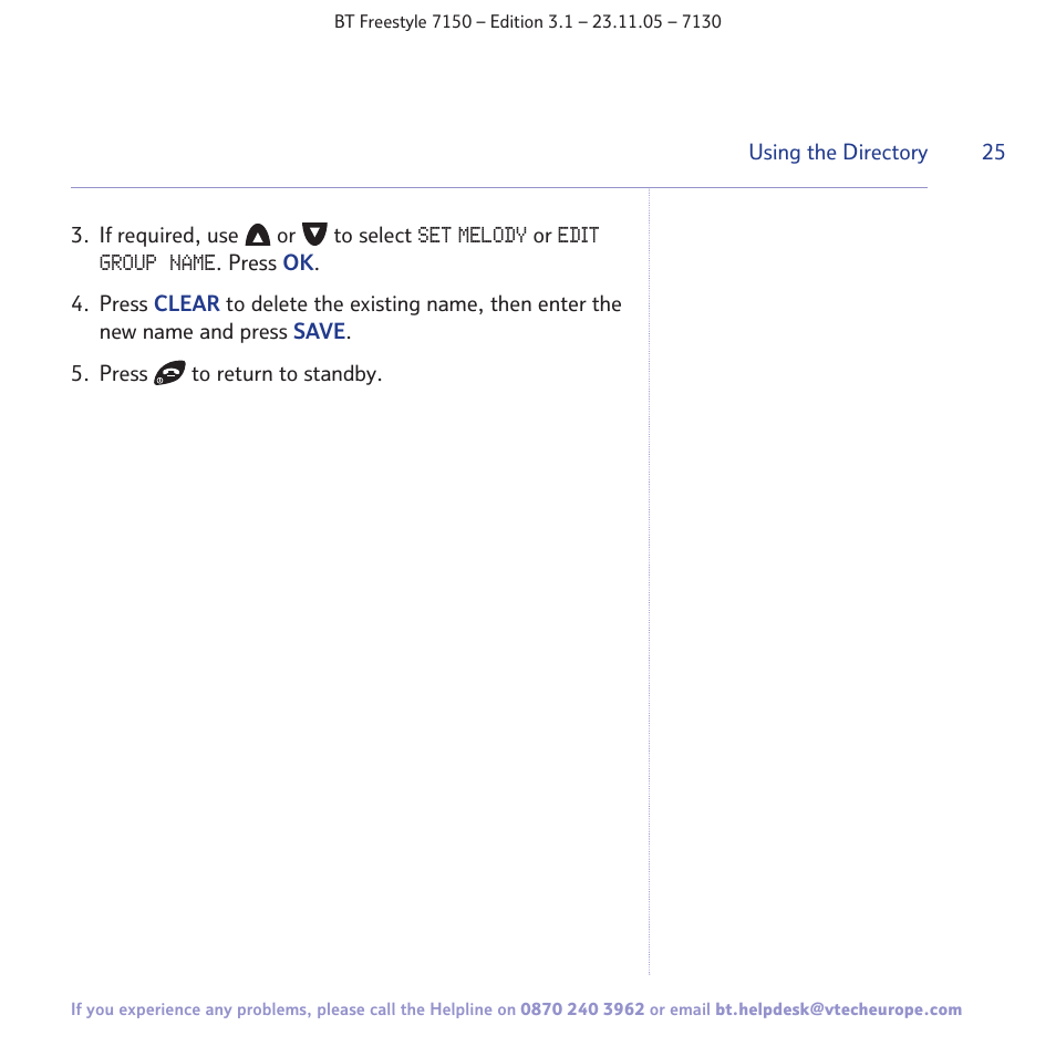 BT 7150 User Manual | Page 25 / 80