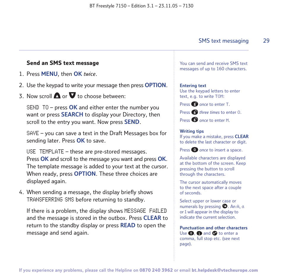 BT 7150 User Manual | Page 29 / 80