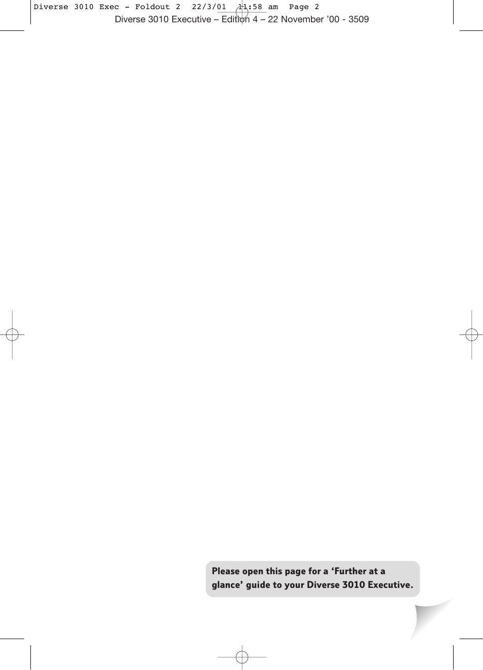 BT 3010 Executive User Manual | Page 3 / 62