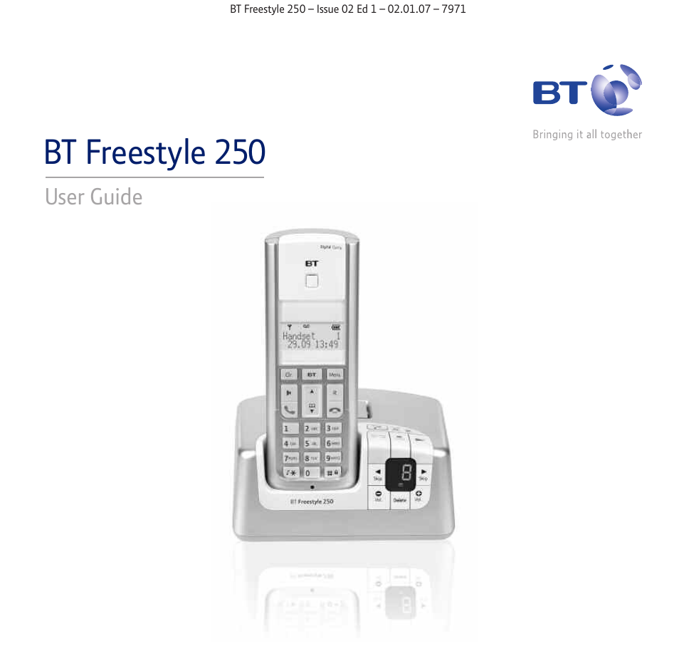 BT Freestyle 250 User Manual | 72 pages