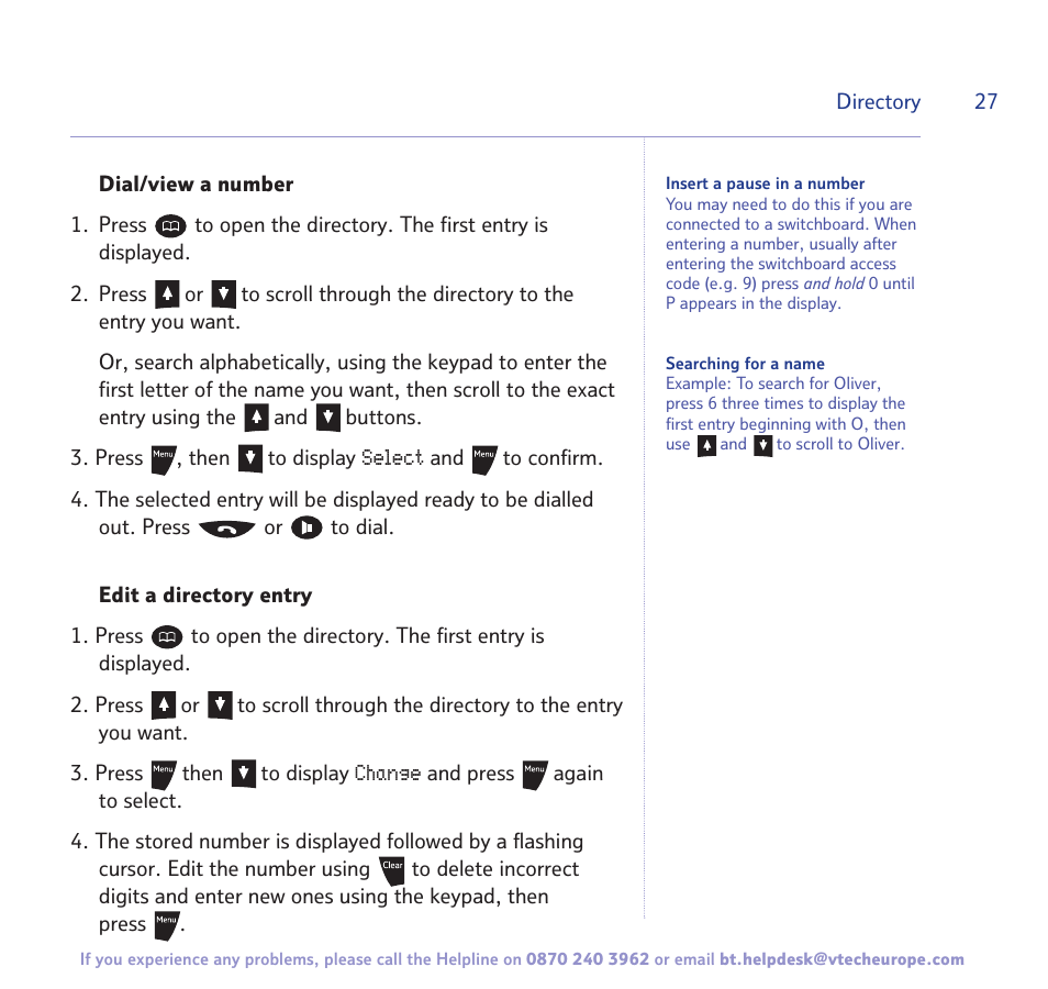 BT 3200 User Manual | Page 27 / 56