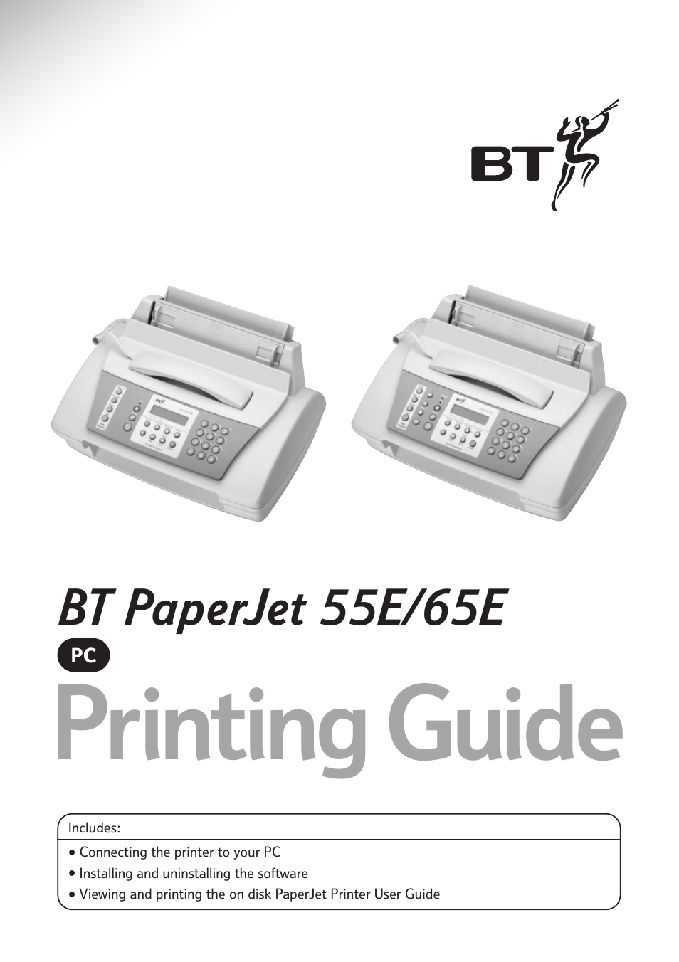 BT PaperJet 65e User Manual | 11 pages