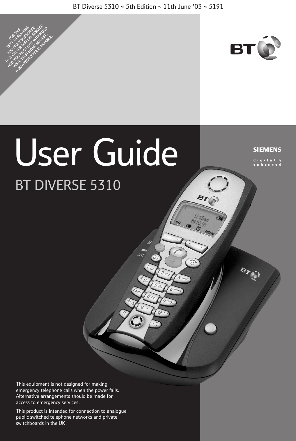 BT 5310 User Manual | 60 pages