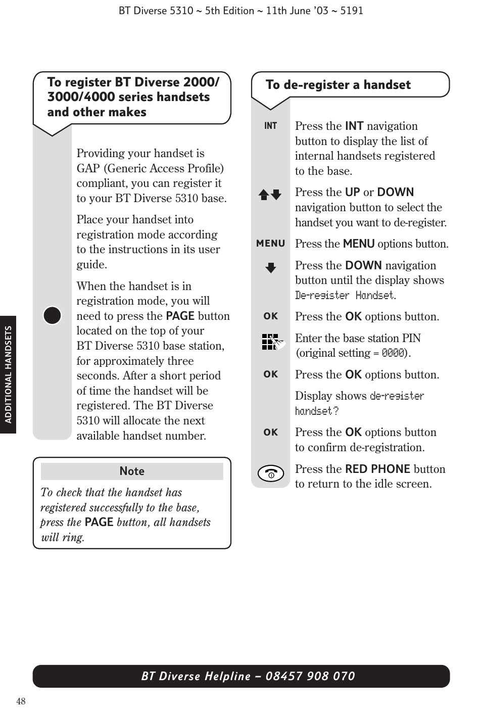 BT 5310 User Manual | Page 50 / 60