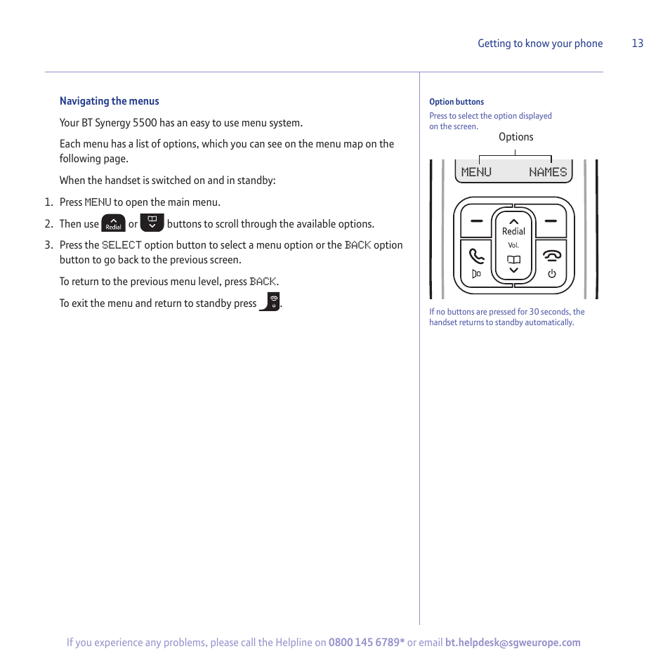 BT 5500 User Manual | Page 13 / 68