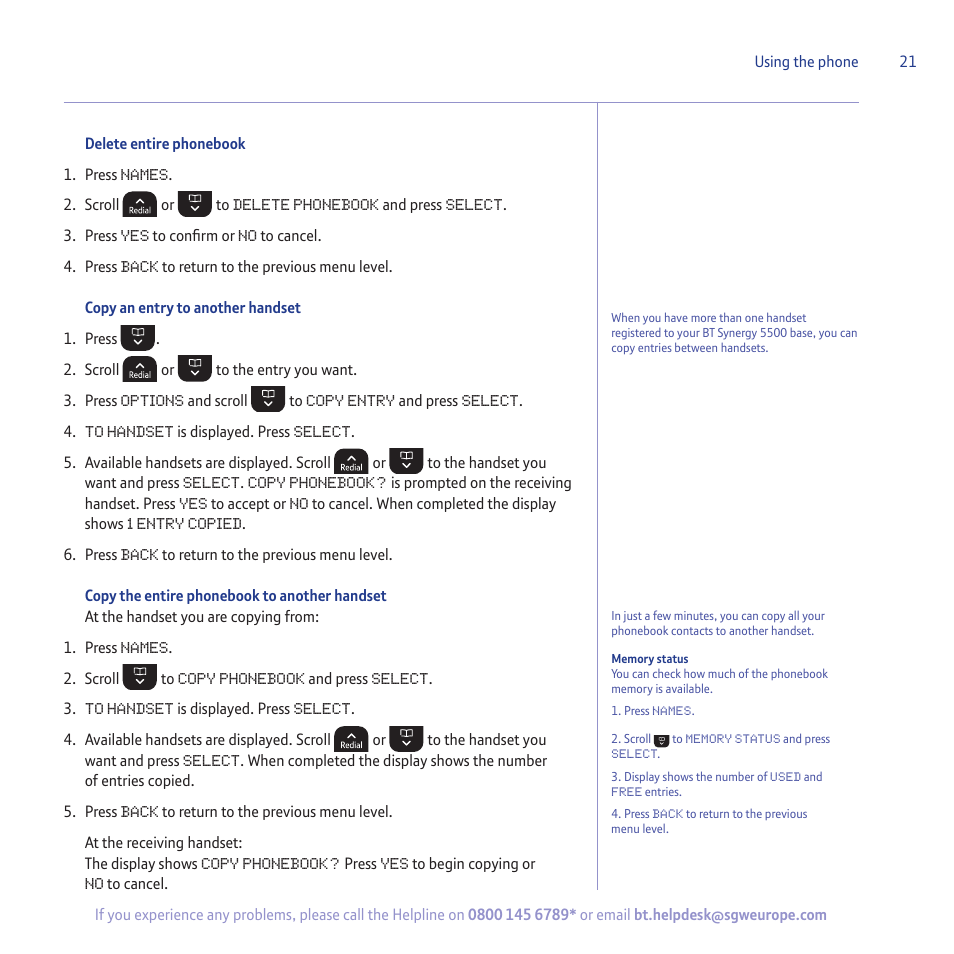 BT 5500 User Manual | Page 21 / 68