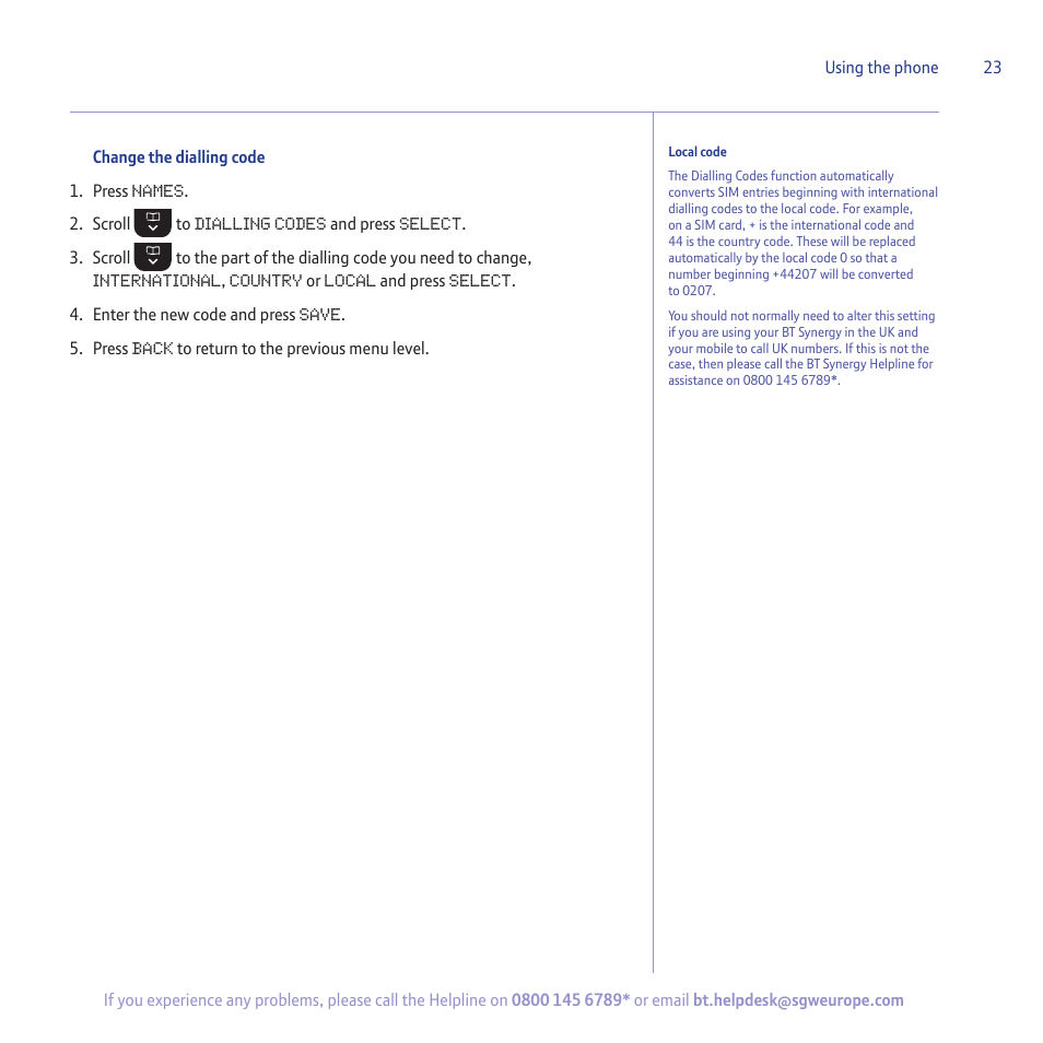 BT 5500 User Manual | Page 23 / 68