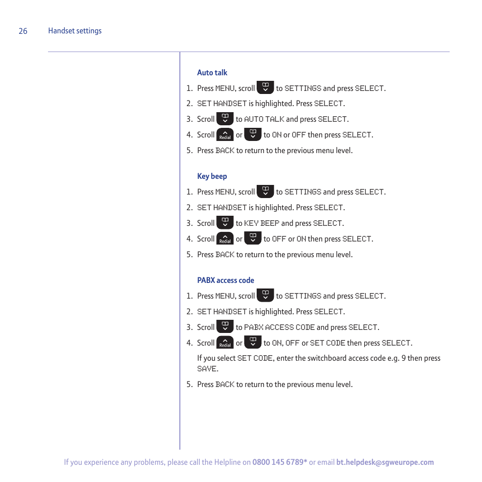 BT 5500 User Manual | Page 26 / 68