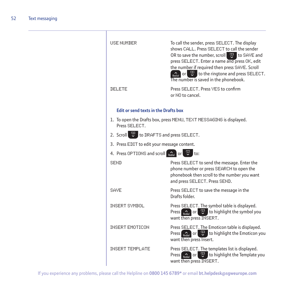 BT 5500 User Manual | Page 52 / 68