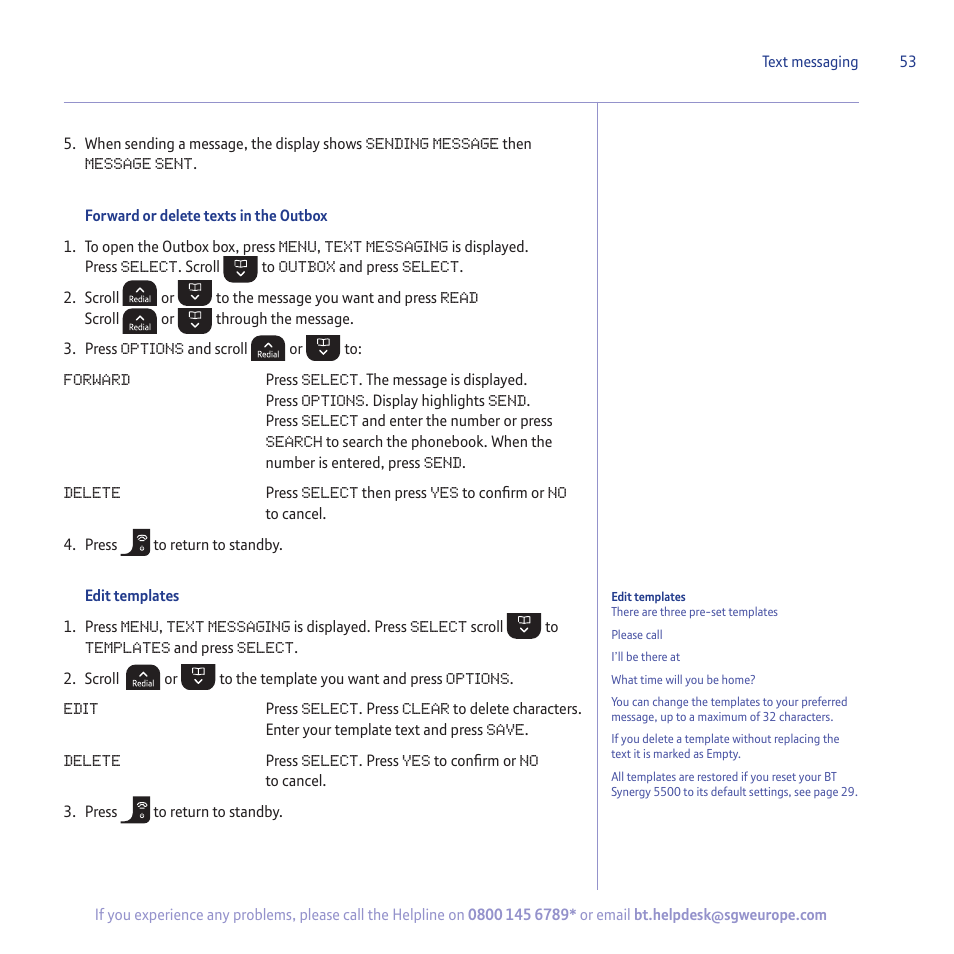 BT 5500 User Manual | Page 53 / 68