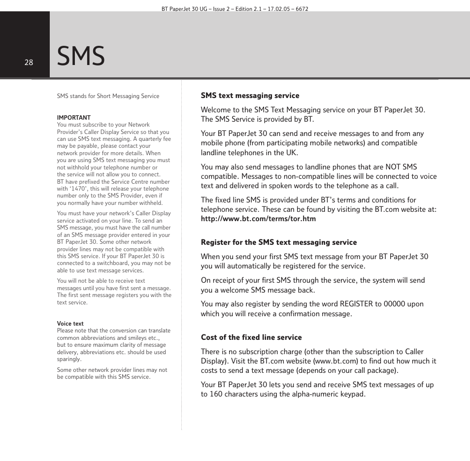 BT PAPERJET 30 User Manual | Page 28 / 64