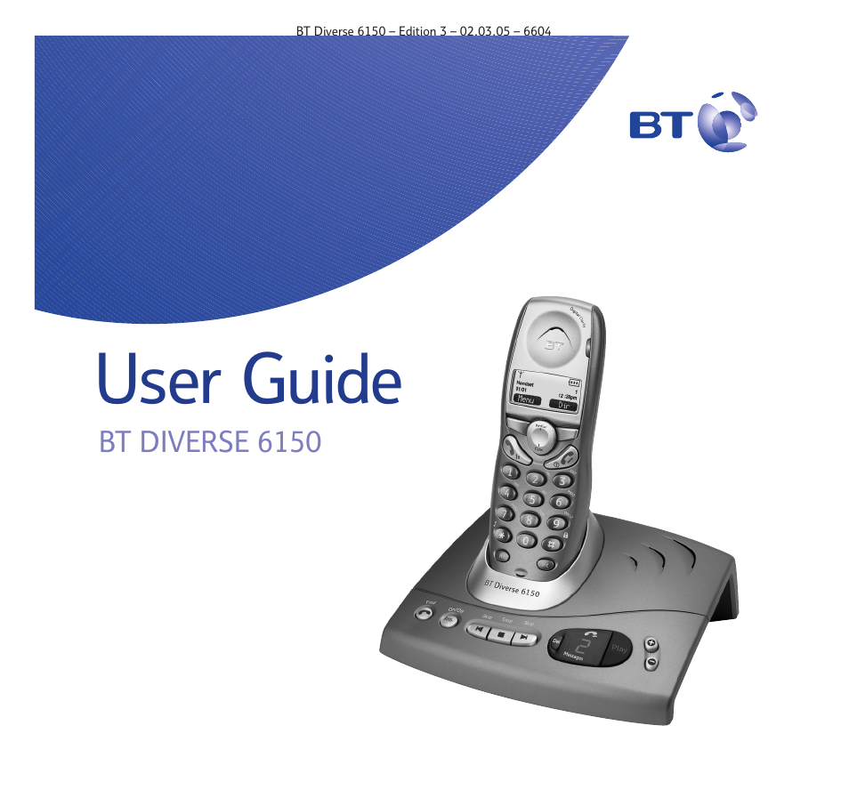 BT Diverse 6150 User Manual | 88 pages