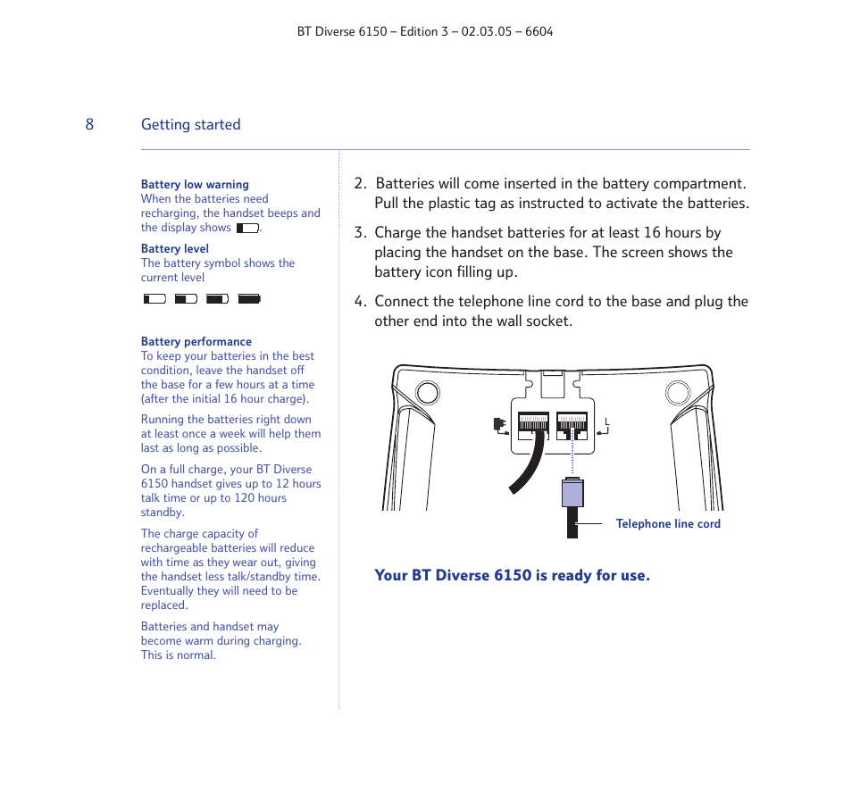 BT Diverse 6150 User Manual | Page 8 / 88