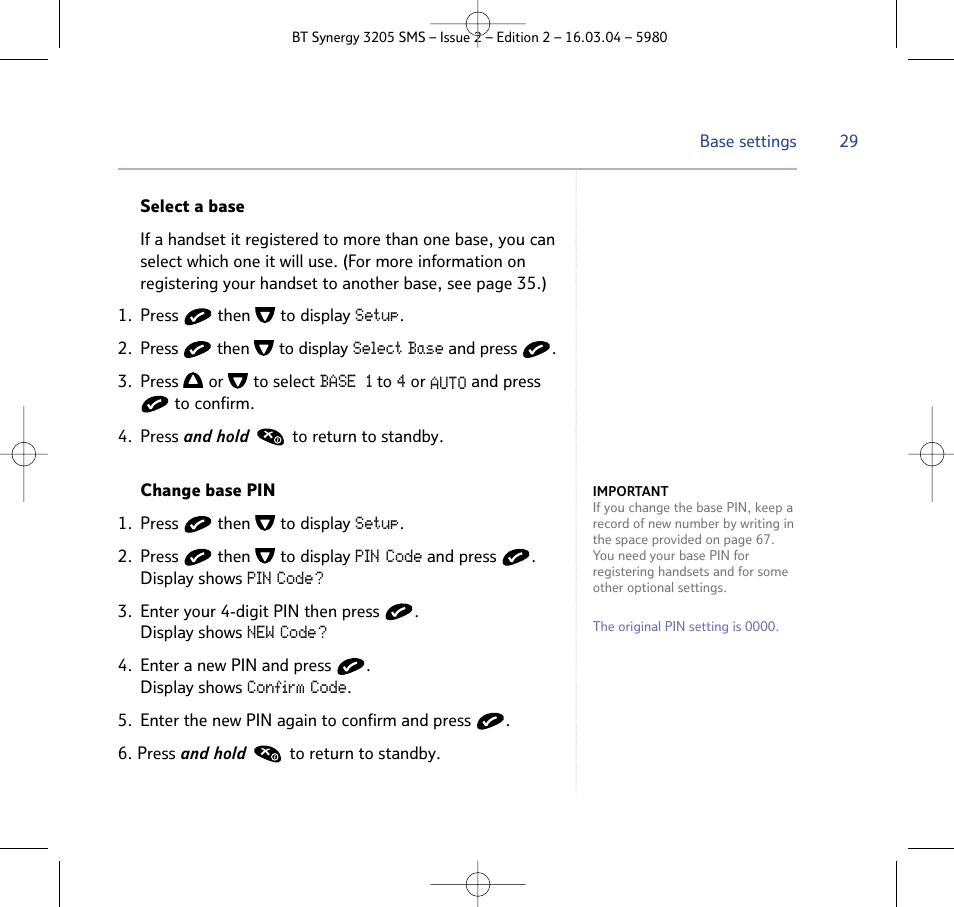 BT 3205 User Manual | Page 29 / 68